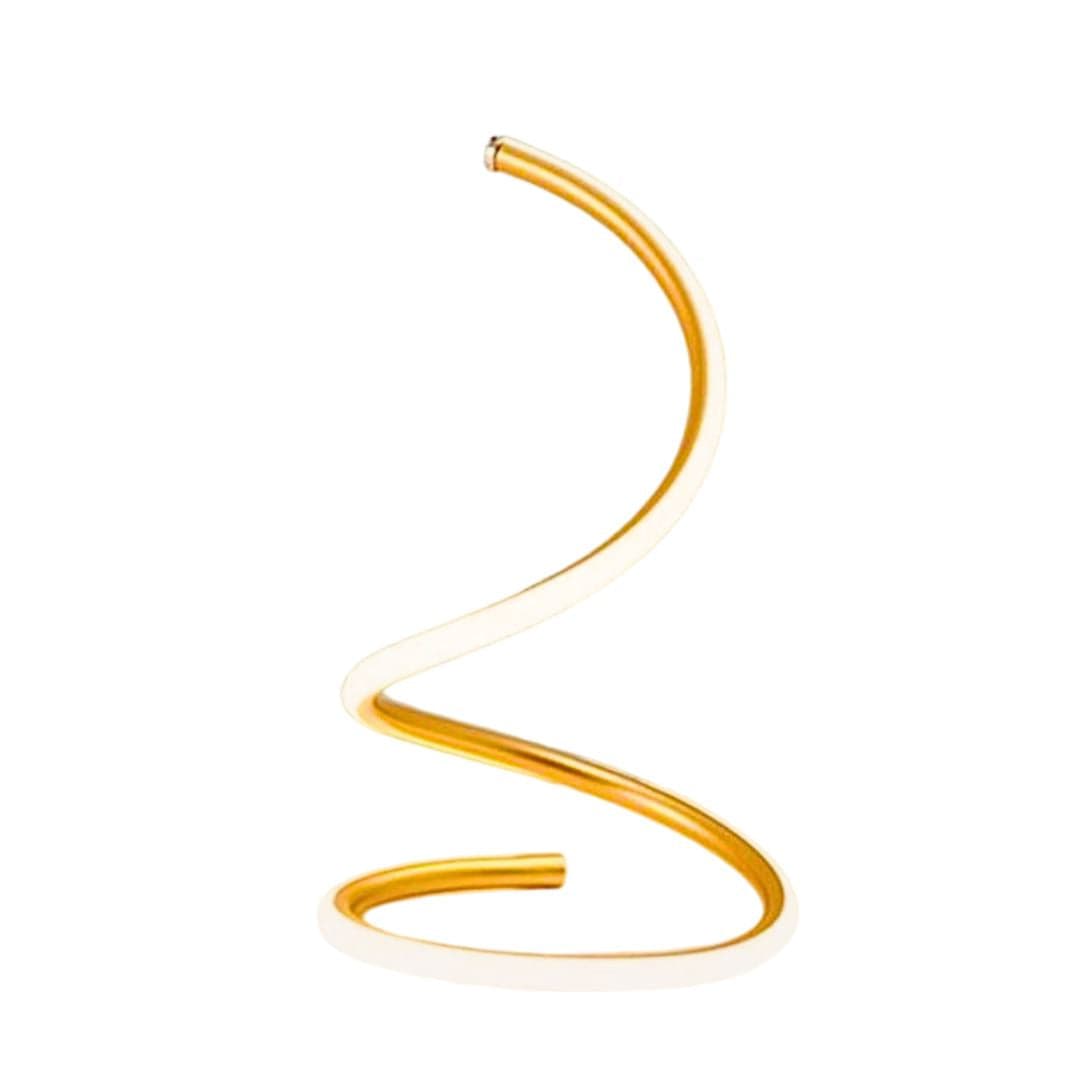 Loja Capricho Abajur - 0010 Luminária Abajur de Mesa Minimalista em Espiral