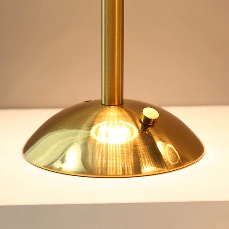 Loja Capricho Abajur - 0011 01 Unidade Luminária Abajur de Mesa Móvel Vintage em Acrílico Recarregável e Sem Fio