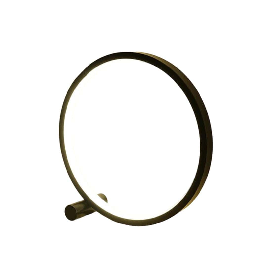 Loja Capricho Abajur - 0018 Luminária Minimalista de Mesa Circular Touch LED (25cm)