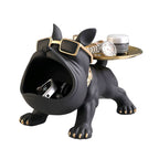 Loja Capricho Aparador - 0002 Escultura Aparador Bulldog Francês Decor Cool (Suporte Duplo)