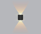 Loja Capricho Arandela 0005 Preto / 1 feixe de luz Luminária Arandela de Parede 4 Feixes de Luz para Jardim Escada