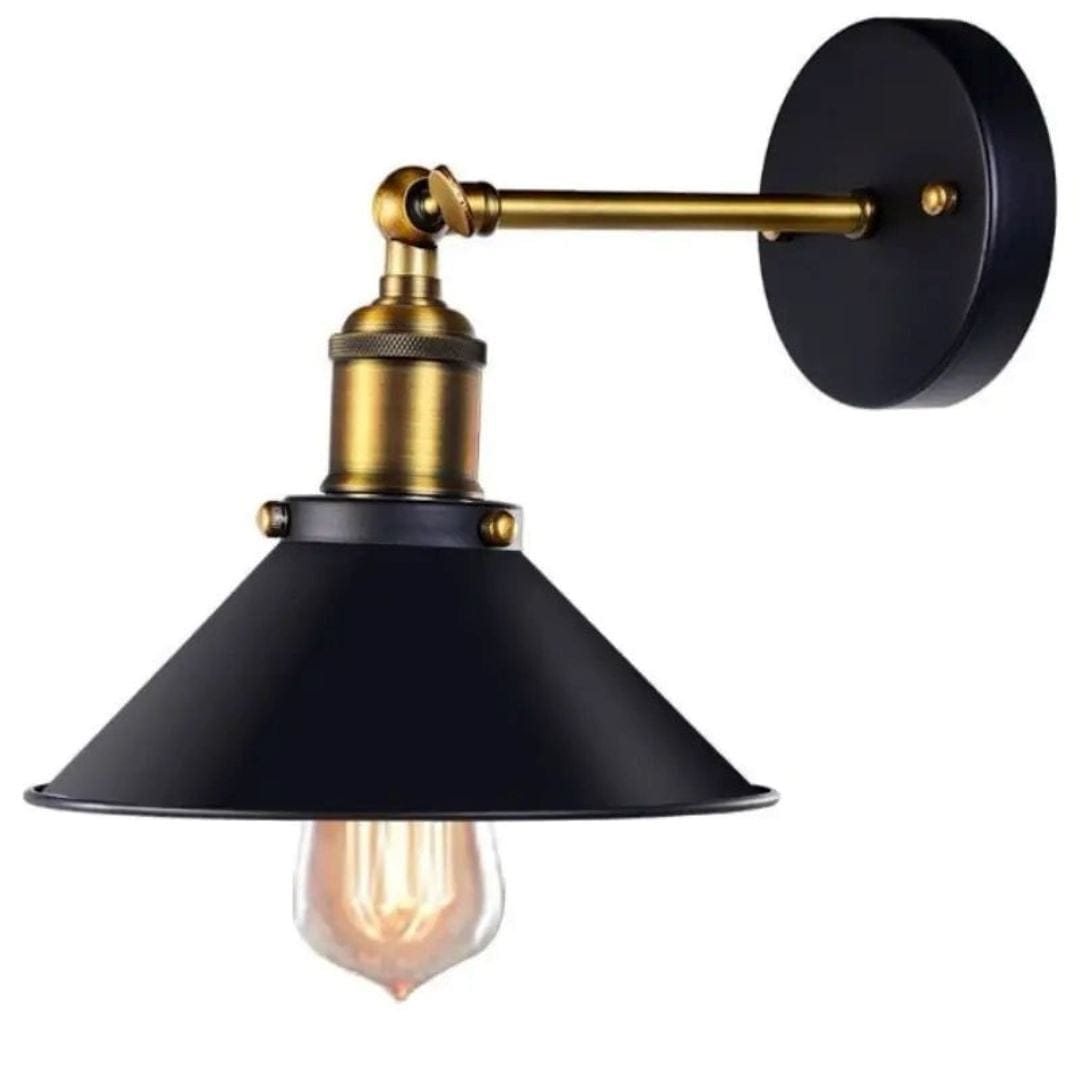 Loja Capricho Arandela 0043 01 Unidade Luminária Arandela de Parede Vintage Retrô para Quarto Cozinha Balcão