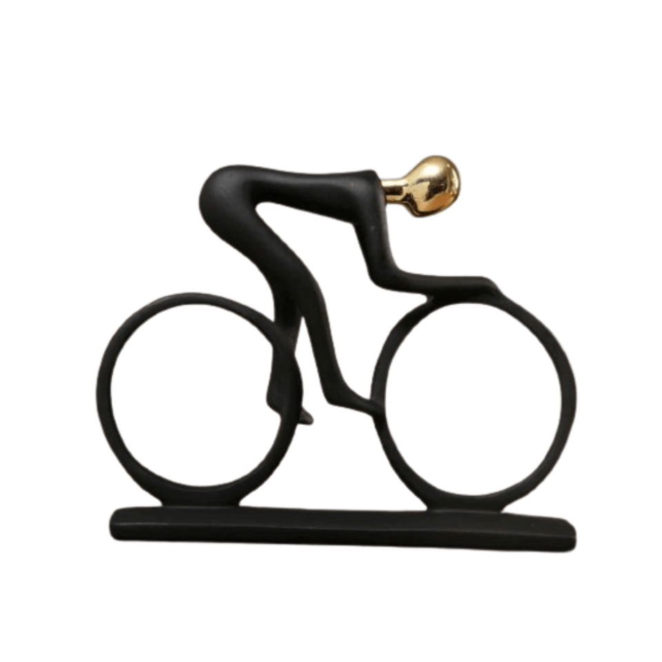 Loja Capricho Escultura Contemporânea Abstrata Ciclista