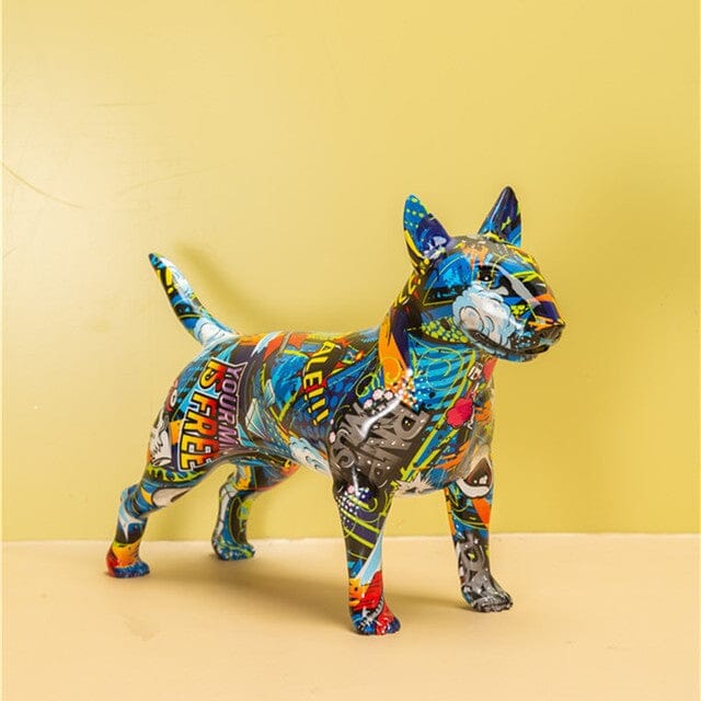 Loja Capricho Grafite - 0003 Street 3# Escultura Bull Terrier Grafite Street & Colors