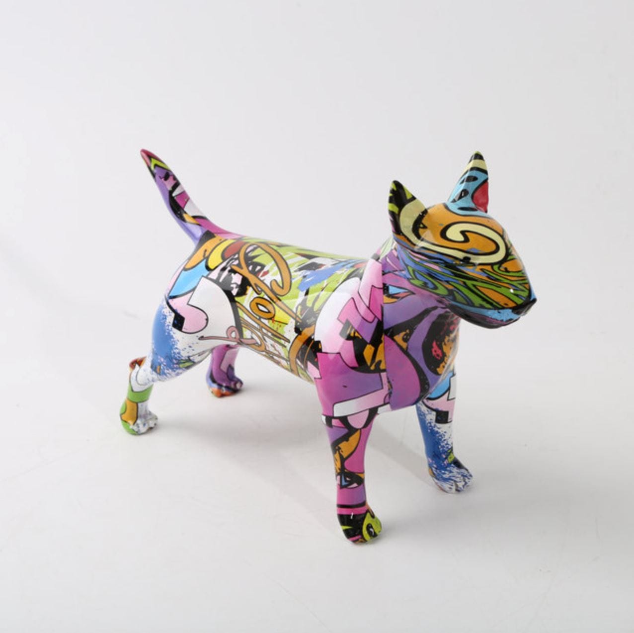 Loja Capricho Grafite - 0003 Street 2# Escultura Bull Terrier Grafite Street & Colors