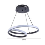 Loja Capricho Lustre - 0010 Lustre Pendente Entrelaço Circular Led