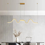 Loja Capricho Lustre - 0015 Dourado / Quente Lustre Pendente Minimalista Ivar Led