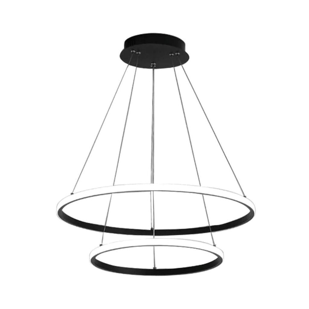 Loja Capricho Lustre - 0023 Lustre Pendente Circular Duplo em Led