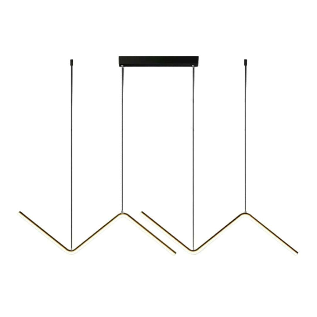 Loja Capricho Lustre - 0026 Lustre Pendente Minimalista Wave Line Led