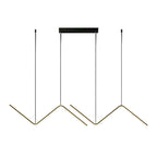 Loja Capricho Lustre - 0026 Lustre Pendente Minimalista Wave Line Led