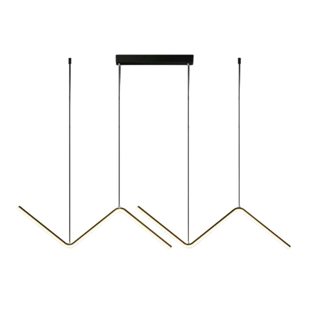 Loja Capricho Lustre - 0026 Lustre Pendente Minimalista Wave Line Led