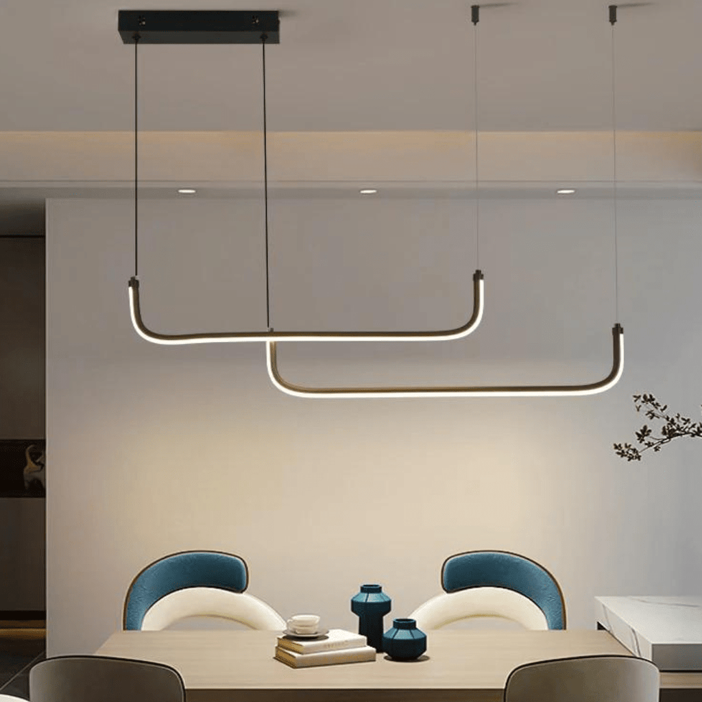 Loja Capricho Lustre - 0028 Quente Lustre Pendente Line Plus Duplo Led 2 em 1