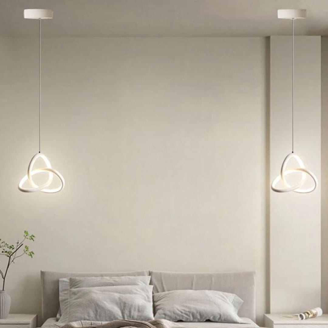 Loja Capricho Pendente - 0019 Branco / Quente / 02 Unidades Lustre Pendente Nórdico Minimalista Eternal
