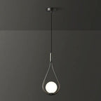 Loja Capricho Pendente - 0032 Preto / Quente Lustre Pendente Sphere Light Led