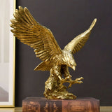 Escultura Águia Dourada 25x31cm
