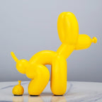 Loja Capricho Resina - 0018 Yellow Escultura Doggy Poo 23x22cm