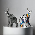 Loja Capricho Resina - 0020 Escultura Elefante Pintura Mosaico