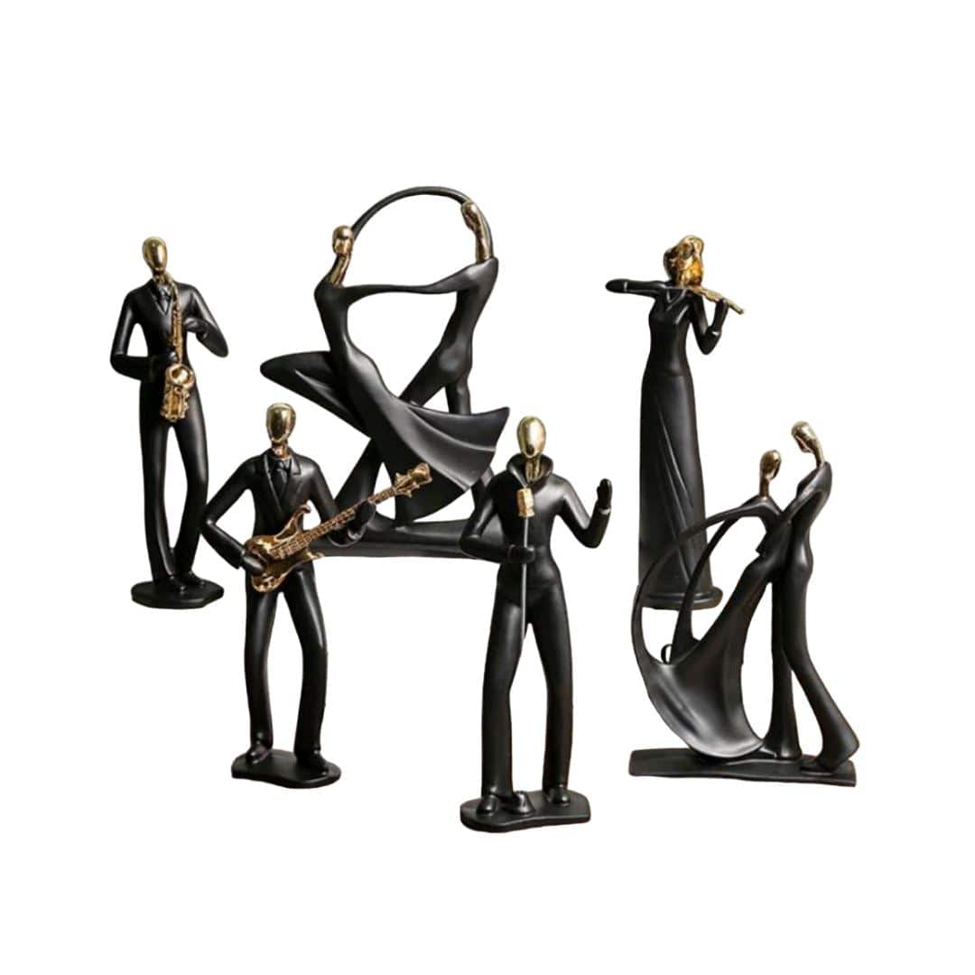 Loja Capricho Resina - 0027 Escultura Minimalista e Moderna Cia Musical