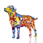 Loja Capricho Escultura Labrador Grafite Street & Colors
