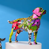Escultura Labrador Grafite Street & Colors