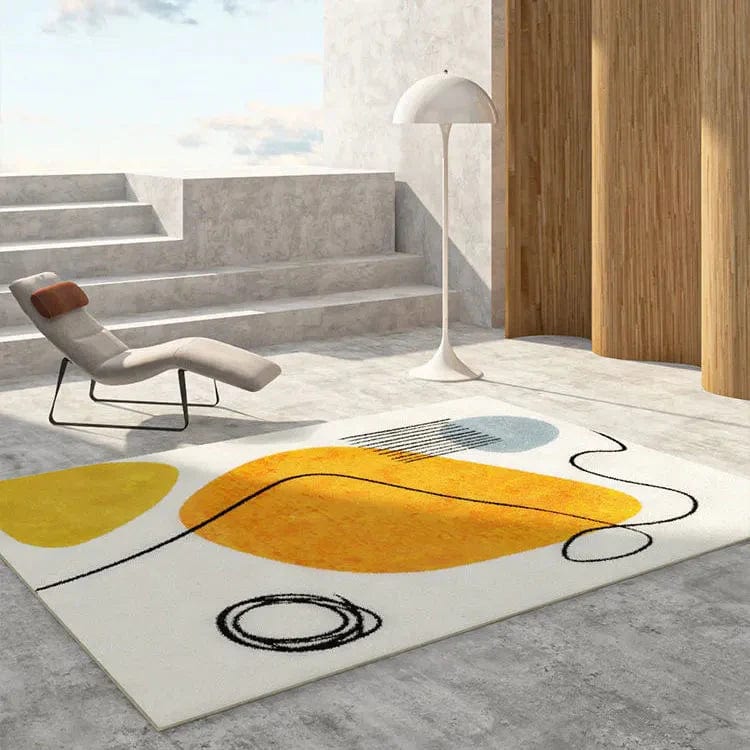 Loja Capricho Tapete - 0024 80x120cm Tapete Decorativo Orgânico Retangular - Mix Colors